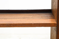 使い勝手の良い落ち着いた風合いの総欅レトロ本棚 BB3329