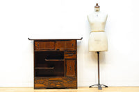 極上の黒柿杢目の上品な面持ちある飾り棚 BB3331