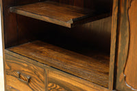 極上の黒柿杢目の上品な面持ちある飾り棚 BB3331