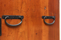 木地色の色彩を黒枠で整えた雅で美しい最上箪笥 BB3334