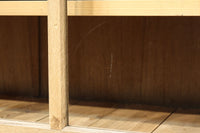 幅1222ミリ‼︎木地色の美しい風合いをした上質なレトロガラスケース BB3336