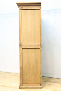 幅1222ミリ‼︎木地色の美しい風合いをした上質なレトロガラスケース BB3336