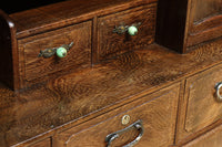 繊細な杢目が浮かびレトロ感溢れる小型茶箪笥 BB3370