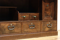 繊細な杢目が浮かびレトロ感溢れる小型茶箪笥 BB3370