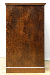 繊細な杢目が浮かびレトロ感溢れる小型茶箪笥 BB3370