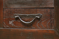 珍品!! 赤みを帯びた艶やかな色彩と丸金具が趣きを深める収納箪笥 BB3381