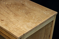 温もり溢れる木地色のオークレトロガラスケース BB3383