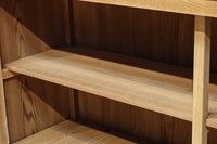 温もり溢れる木地色のオークレトロガラスケース BB3383