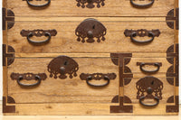 扇面装飾金具が縁起良い枕箪笥 BB3388