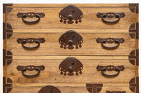 扇面装飾金具が縁起良い枕箪笥 BB3388