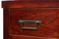 横桟造りの引き戸が印象深い庄内帳場箪笥 BB3398