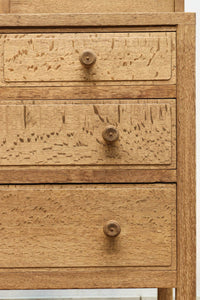 昭和レトロ!! フローラガラスが目を惹く、小振りで可愛らしいキャビネット BB3399