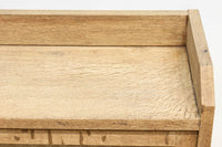 昭和レトロ!! フローラガラスが目を惹く、小振りで可愛らしいキャビネット BB3399