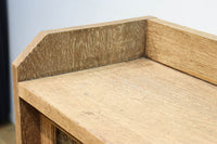 昭和レトロ!! フローラガラスが目を惹く、小振りで可愛らしいキャビネット BB3399