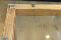 L-shaped glass display case BB3428
