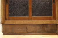 L-shaped glass display case BB3428
