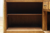 L-shaped glass display case BB3428