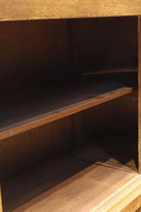L-shaped glass display case BB3428