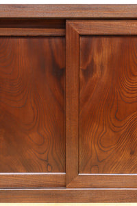 欅杢目が見事な格調ある面持ちの収納箪笥 BB3431