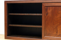 欅杢目が見事な格調ある面持ちの収納箪笥 BB3431