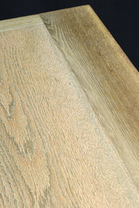 幅1215ミリ 引き出しが上部にある木地色の柔らかな色彩のレトロガラスケース BB3432