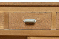 稀少‼︎ 温かみのある木地色に引き出しを上下に備えたレトロオークガラスケース BB3450