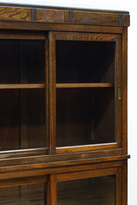 ゆらゆらガラスとレリーフ彫刻で優しい雰囲気のガラスケース BB3452