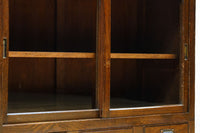 ゆらゆらガラスとレリーフ彫刻で優しい雰囲気のガラスケース BB3452