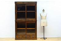 ゆらゆらガラスとレリーフ彫刻で優しい雰囲気のガラスケース BB3452