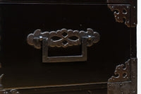 極上‼︎ 縁起の良い絵柄の装飾金具で華やかに飾られた庄内六丁曳き衣裳箪笥 BB3454