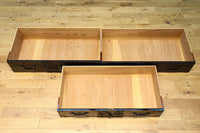 極上‼︎ 縁起の良い絵柄の装飾金具で華やかに飾られた庄内六丁曳き衣裳箪笥 BB3454