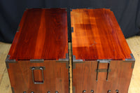 極上‼︎ 縁起の良い絵柄の装飾金具で華やかに飾られた庄内六丁曳き衣裳箪笥 BB3454