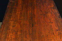稀少!! 気高い唐獅子を描いたコントラストが美しいアイアンフレーム付き仙台衣裳箪笥 BB3480