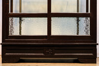 当時のオリジナルの棚受けが素敵な大型レトロショーケース Ba7993