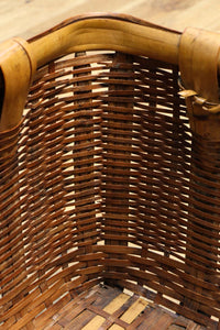 温かみある風合いに包まれた竹製角カゴ DC1034
