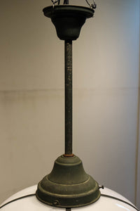 雪洞笠に真鍮帯装飾を施した気品漂う大型シャンデリア DC3841