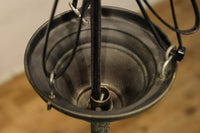 雪洞笠に真鍮帯装飾を施した気品漂う大型シャンデリア DC3841