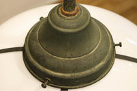 雪洞笠に真鍮帯装飾を施した気品漂う大型シャンデリア DC3841