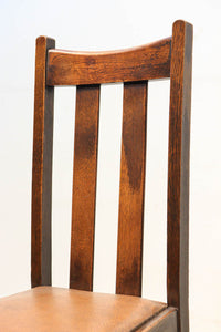 オークの時代を重ねた風合いが素敵なアンティークチェアー DB3908 在庫2脚