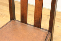 オークの時代を重ねた風合いが素敵なアンティークチェアー DB3908 在庫2脚