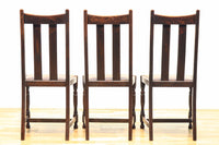 オークの時代を重ねた風合いが素敵なアンティークチェアー DB3908 在庫2脚