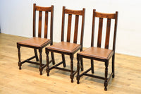 オークの時代を重ねた風合いが素敵なアンティークチェアー DB3908 在庫2脚