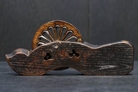 杢目を引き立てる形や模様のある墨壺 DC4071abc 在庫(a:0 b:1 c:0)個