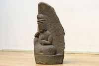 ゆったり風情のある佇まいの如意輪観音像 DC4124