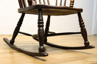 ディスプレイ用に!! 風合い豊かなオーク造りのロッキングチェア DC4184