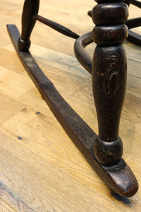 ディスプレイ用に!! 風合い豊かなオーク造りのロッキングチェア DC4184