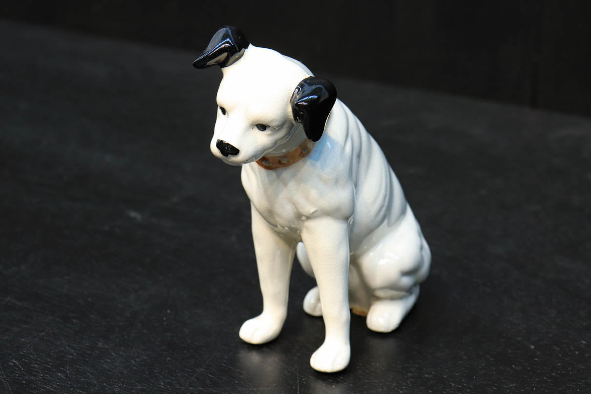 日本ビクター ニッパー犬陶器置物 ３個セット - 置物