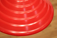 レトロ感溢れる赤い円錐形の電笠 DC4352