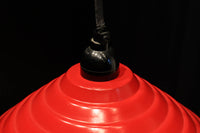 レトロ感溢れる赤い円錐形の電笠 DC4352