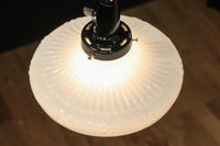 縁周りの花型プレス模様が可愛らしい電笠 DC4564